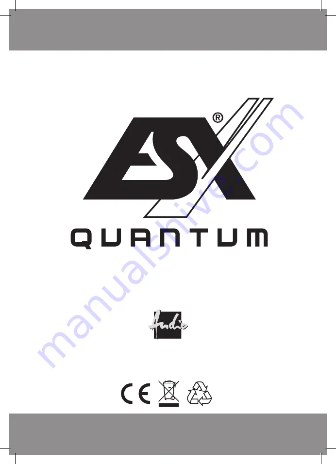 Audio Design ESZ QUANTUM QXE120 Скачать руководство пользователя страница 4