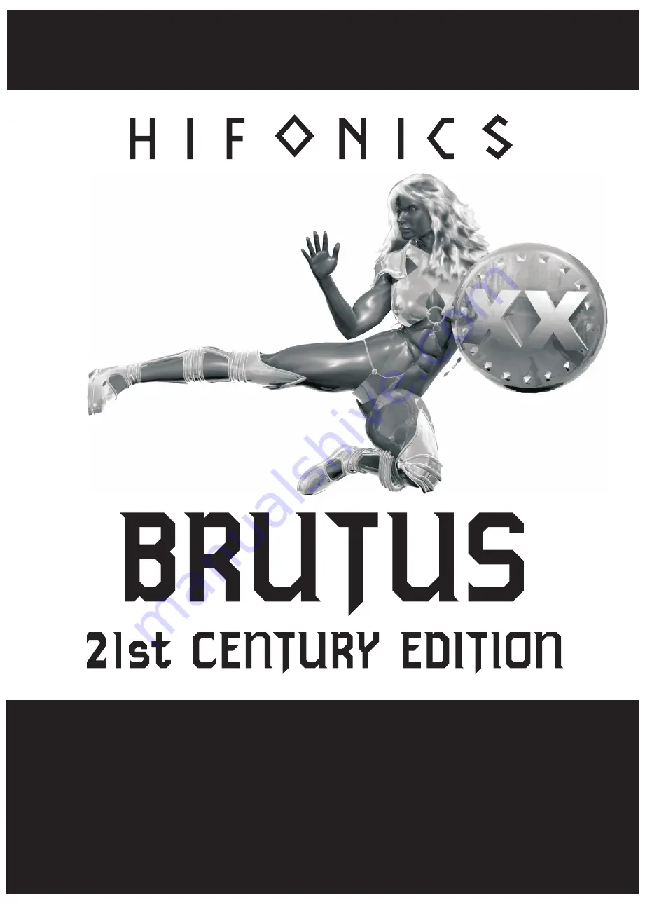 Audio Design HIFONICS BRUTUS BX 1000D MKII Скачать руководство пользователя страница 1