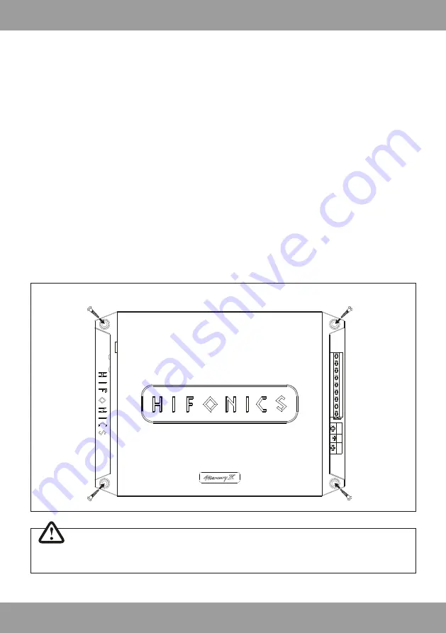 Audio Design HiFonics Mercury IV V2 Скачать руководство пользователя страница 5