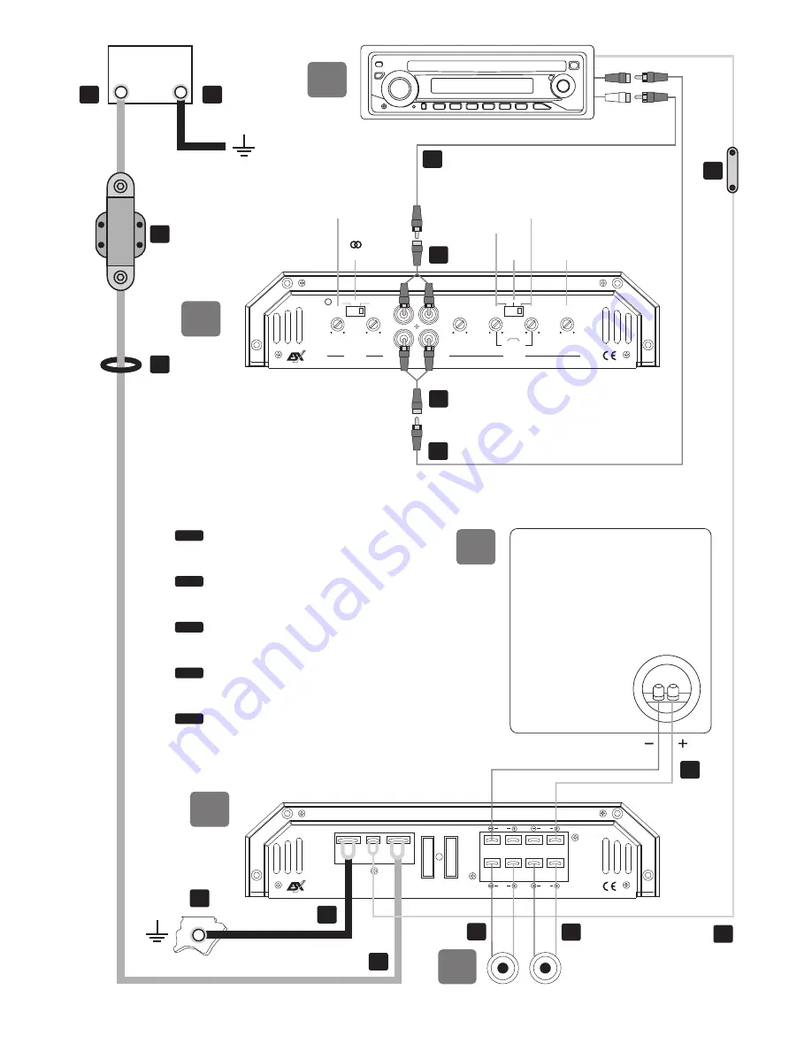 Audio Design HXP4 Installation Manual Download Page 3