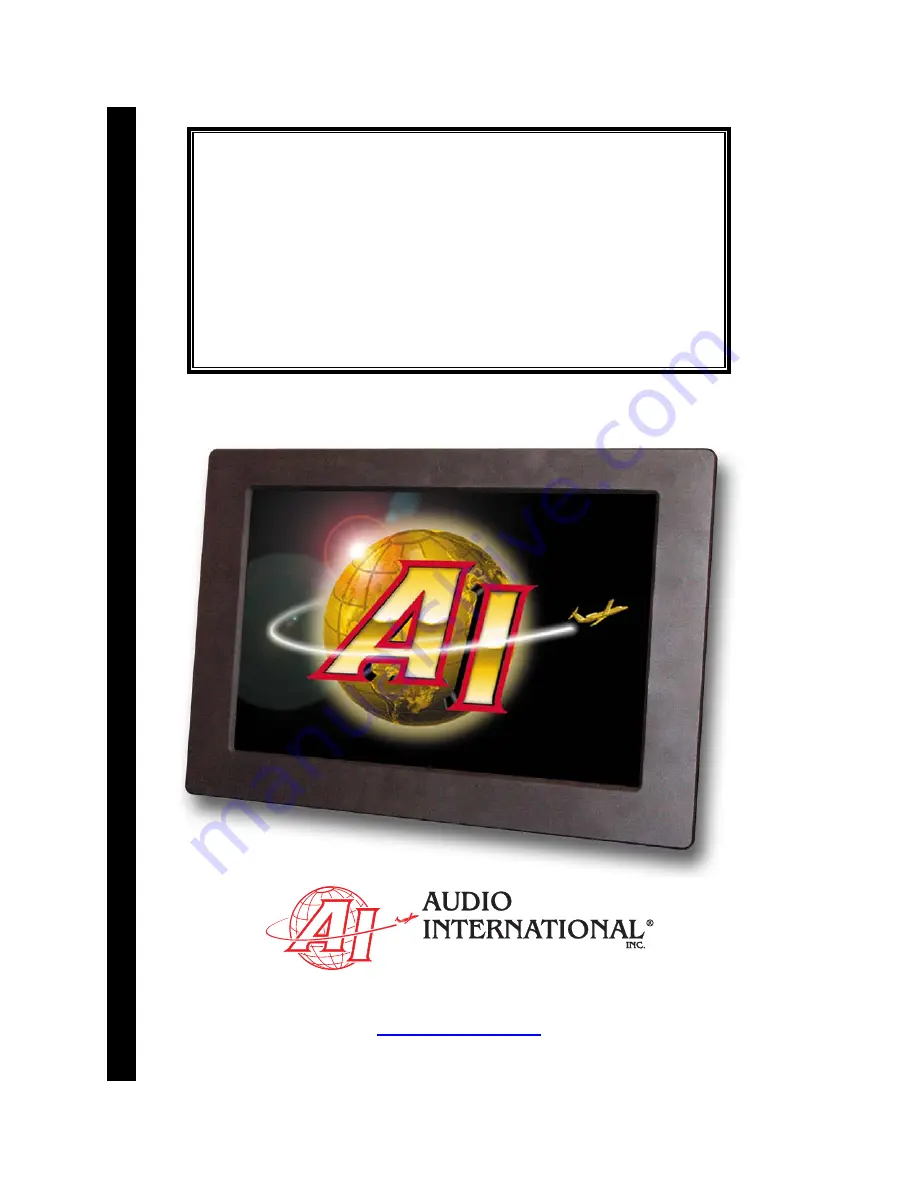 Audio international AI-LCD220-01-x Installation Manual Download Page 1