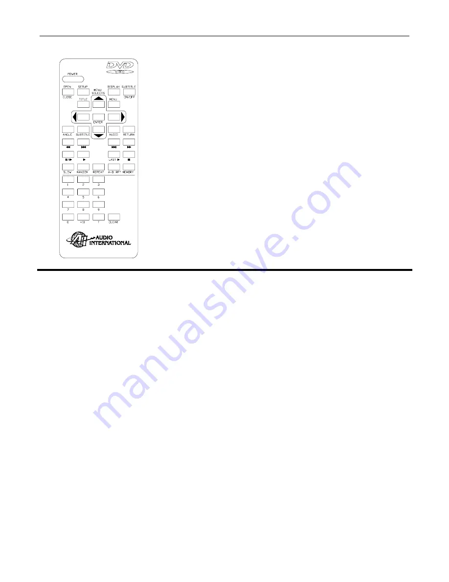 Audio international DVD-010 Manual To Operations Download Page 13