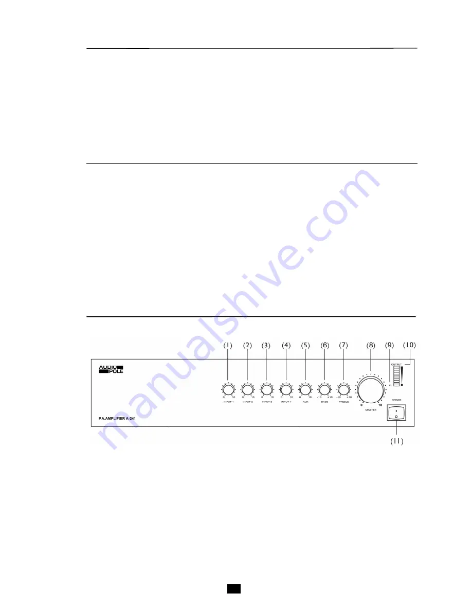 Audio Pole A 241 User Manual Download Page 4