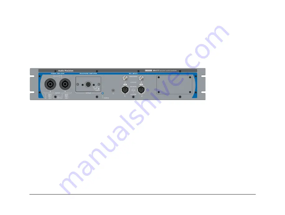 Audio Precision AP 517 Installation Instructions Manual Download Page 37