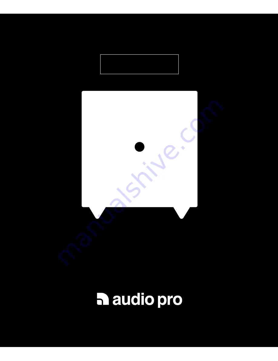 Audio Pro addon c-sub User Manual Download Page 1