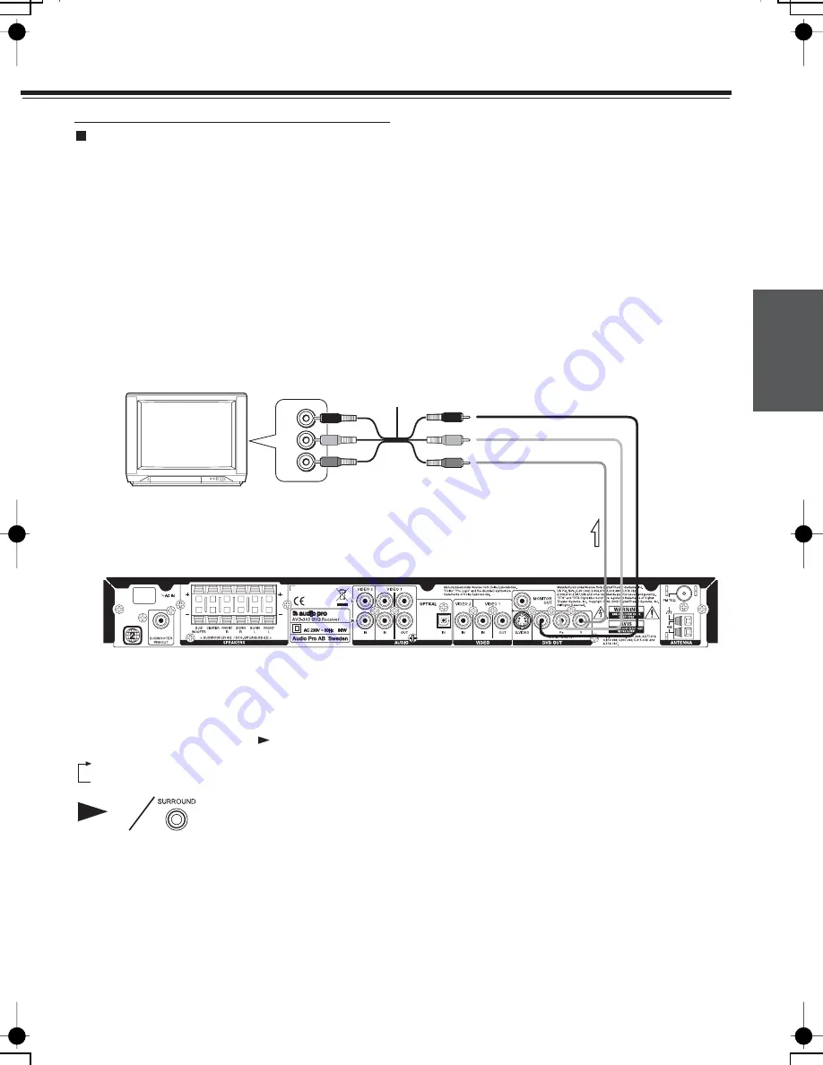 Audio Pro AVD-303 Instruction Manual Download Page 19