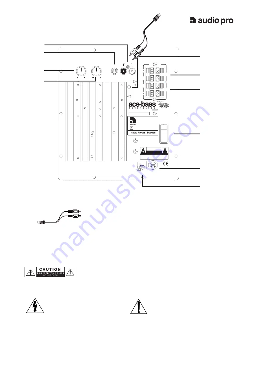 Audio Pro Sub Plus MKII Instruction Manual Download Page 6