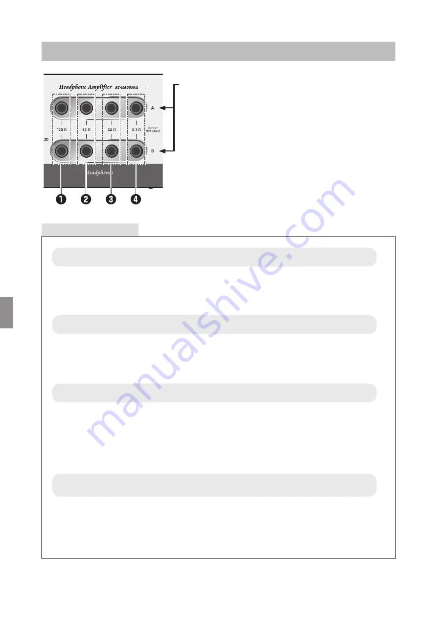 Audio Technica AT-HA5050H Instruction Booklet Download Page 20