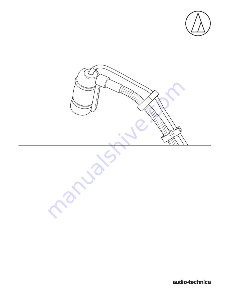 Audio Technica ATM350a Скачать руководство пользователя страница 1