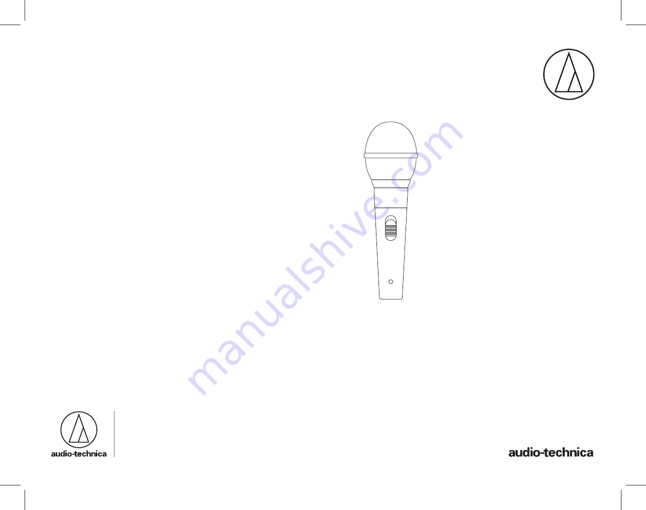 Audio Technica ATR1300x Скачать руководство пользователя страница 1