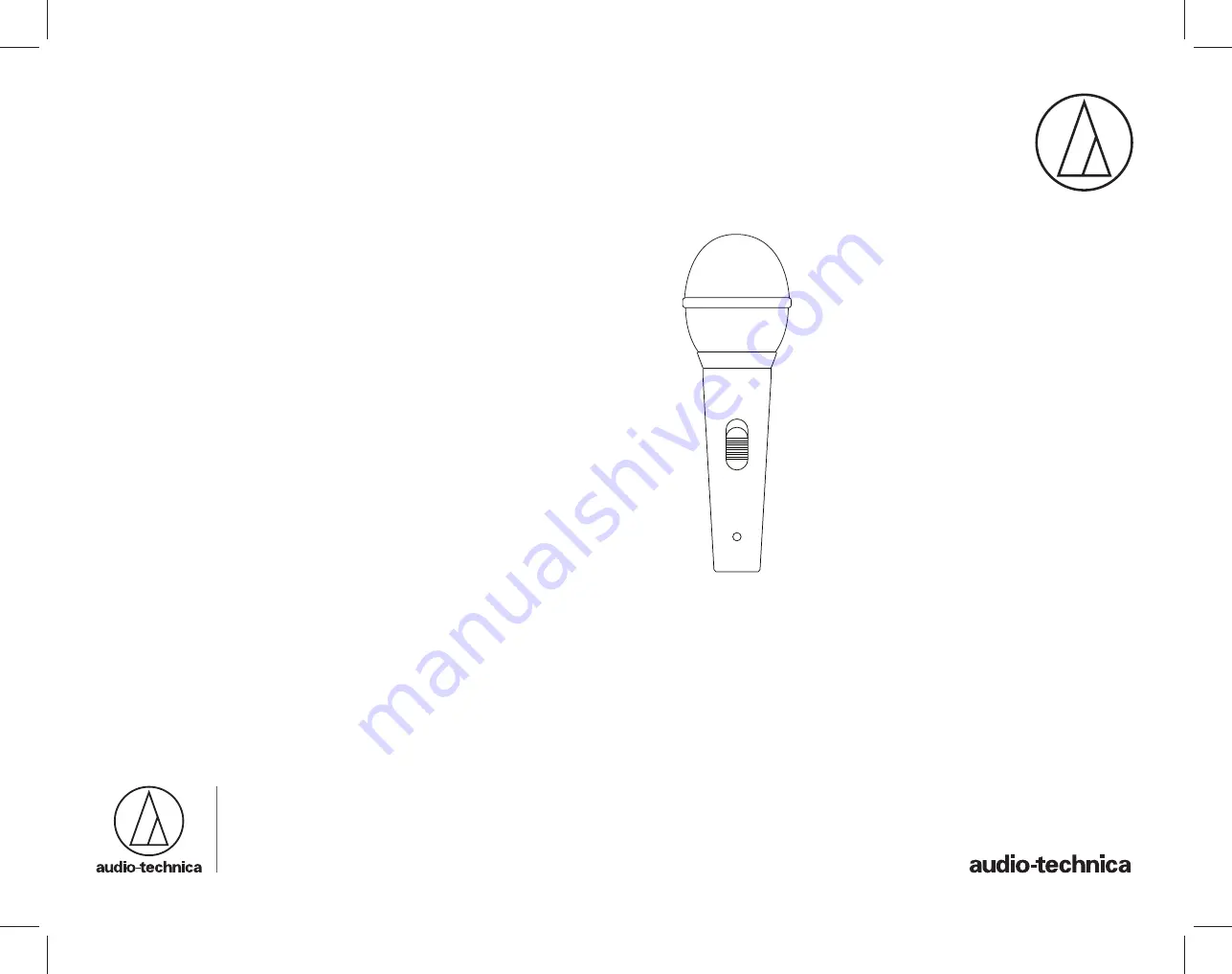 Audio Technica ATR1500x Скачать руководство пользователя страница 1