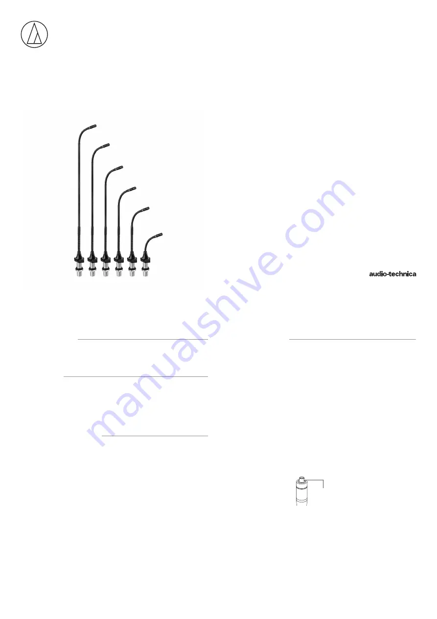 Audio Technica ES925C15/FM3 Скачать руководство пользователя страница 1