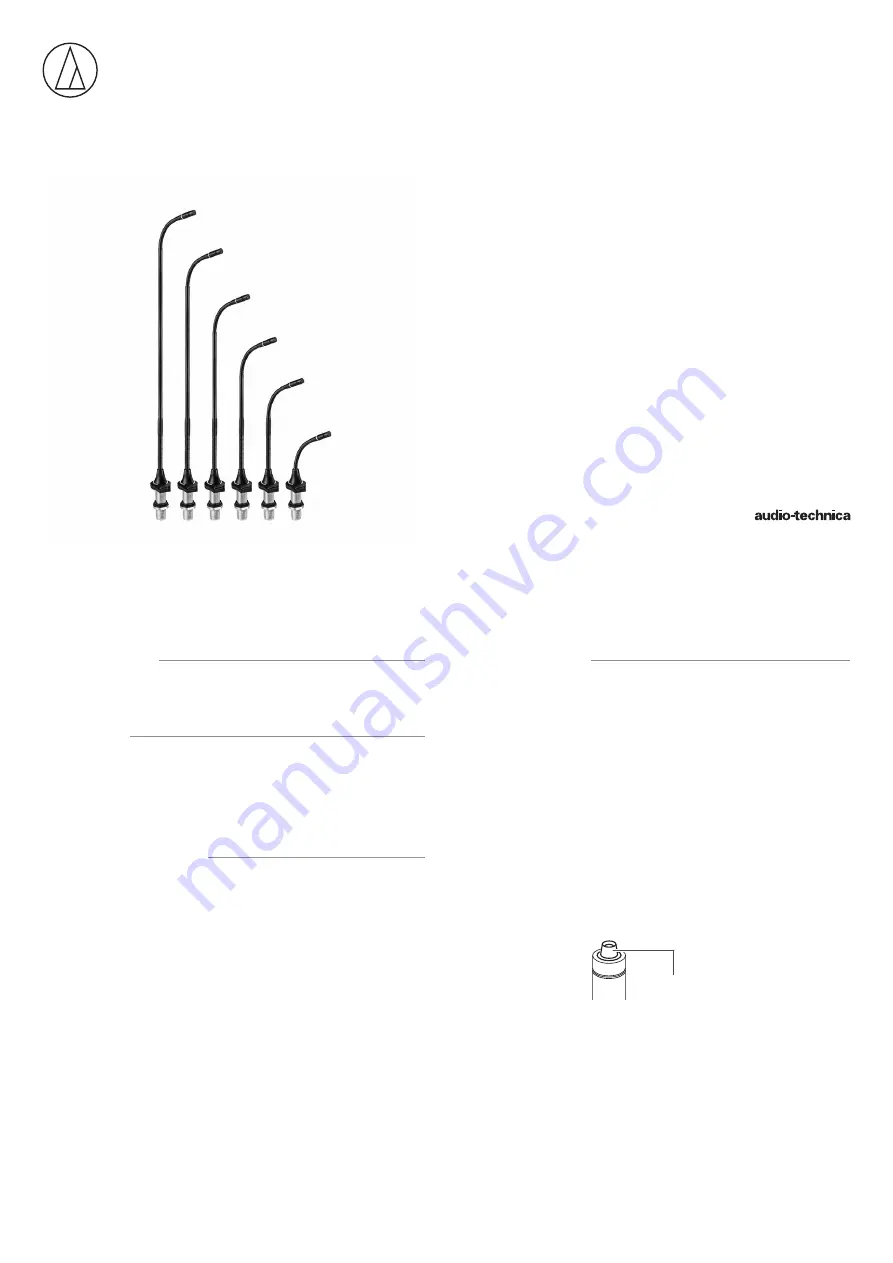 Audio Technica ES925C6/FM5 Скачать руководство пользователя страница 1