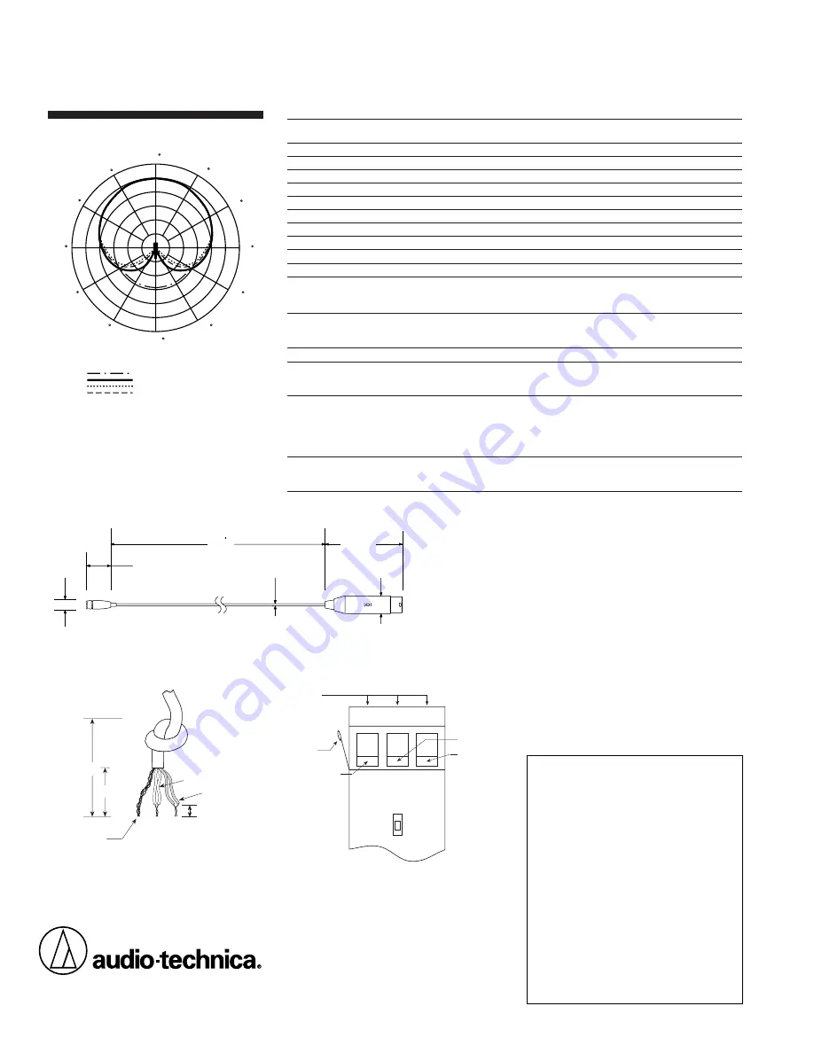 Audio Technica UniPoint AT853RWx Скачать руководство пользователя страница 2