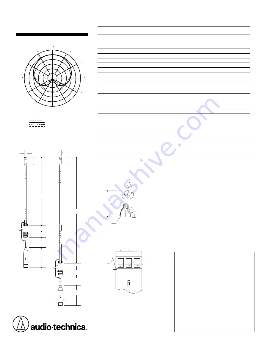 Audio Technica UniPoint AT857AMLx Product Information Download Page 2