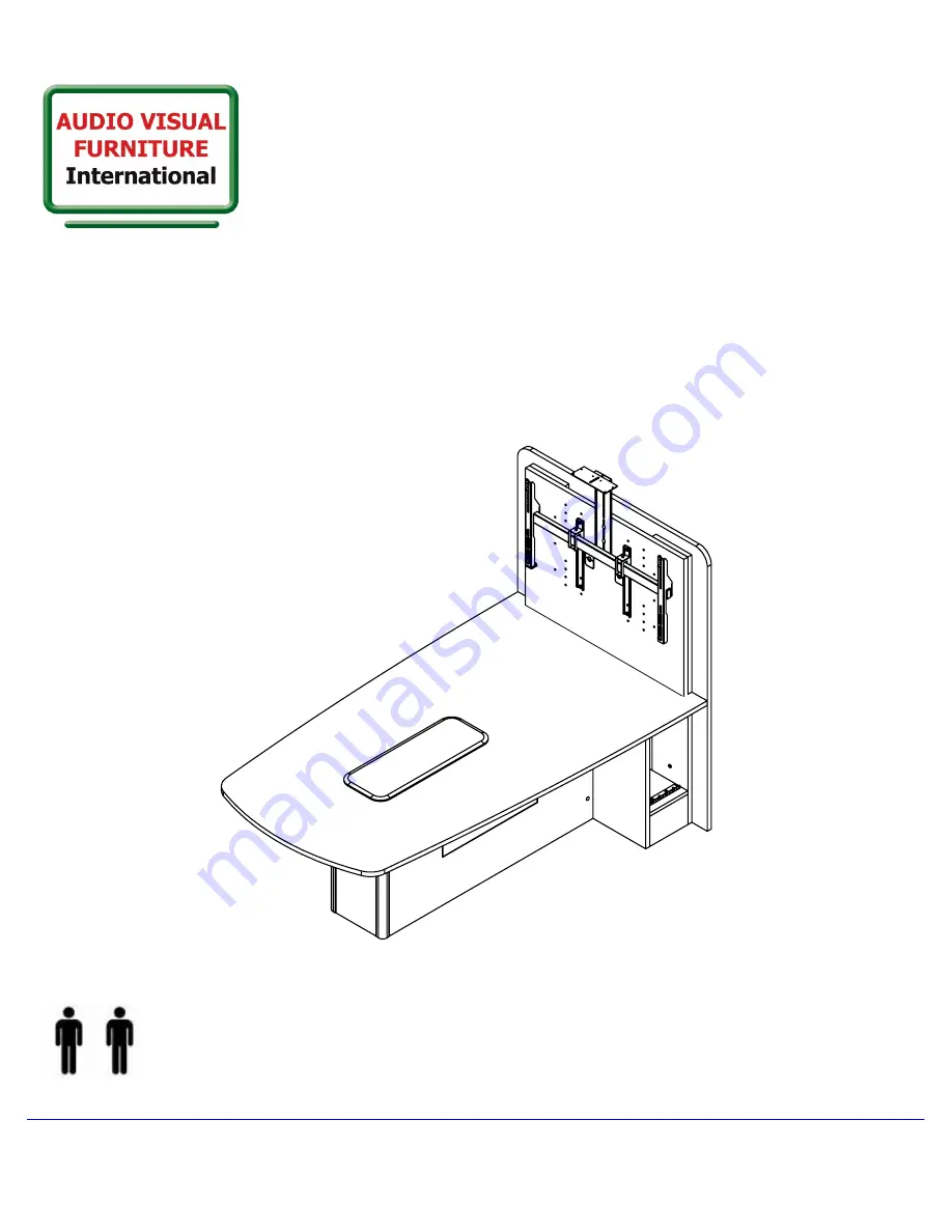 Audio Visual Furniture T526 Скачать руководство пользователя страница 1