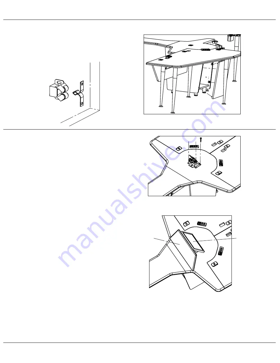 Audio Visual Furniture VC-TABLE Assembly Instructions Manual Download Page 6