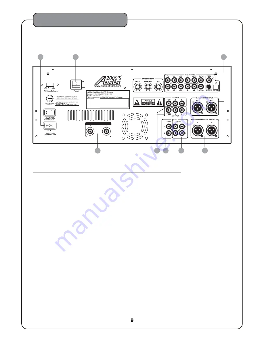 Audio2000's AKJ780D Owner'S Manual Download Page 12