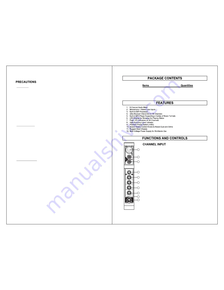 Audio2000's AMX7313 Owner'S Manual Download Page 3