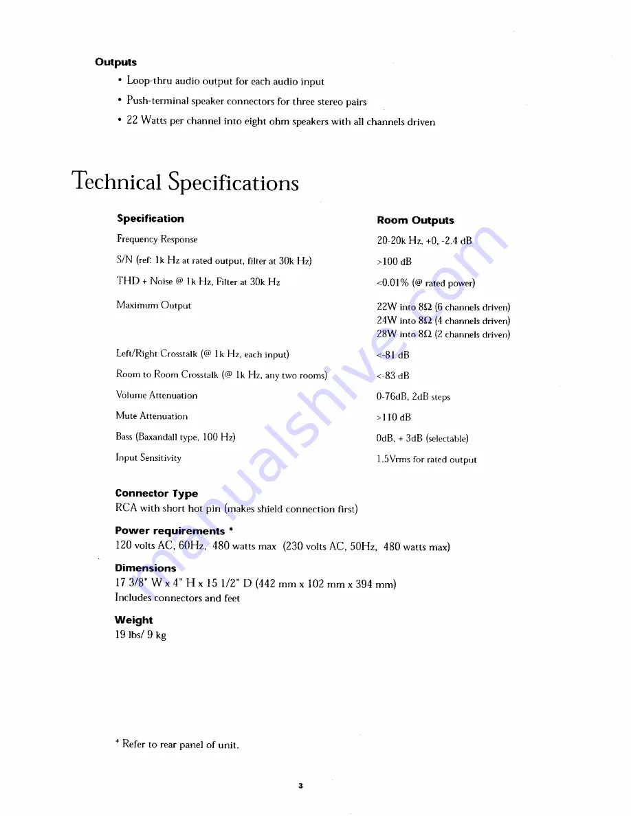 Audioaccess PX-603 Preliminary Service Manual Download Page 9