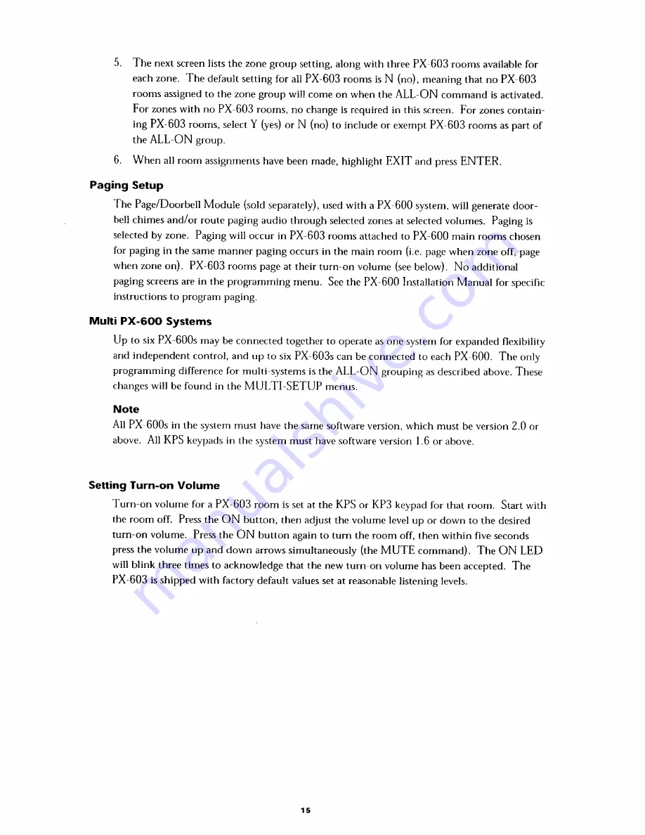 Audioaccess PX-603 Preliminary Service Manual Download Page 21