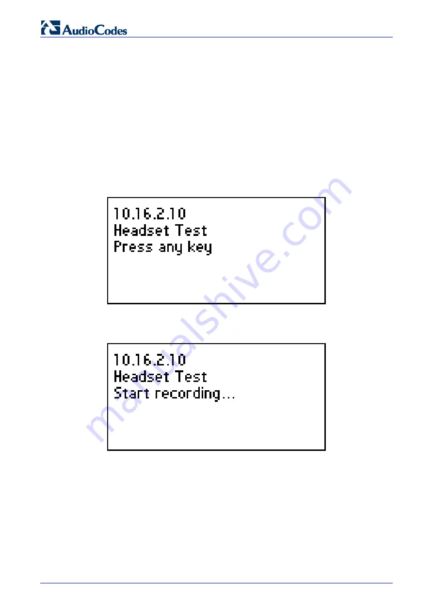 AudioCodes 320HD Administrator'S Manual Download Page 108