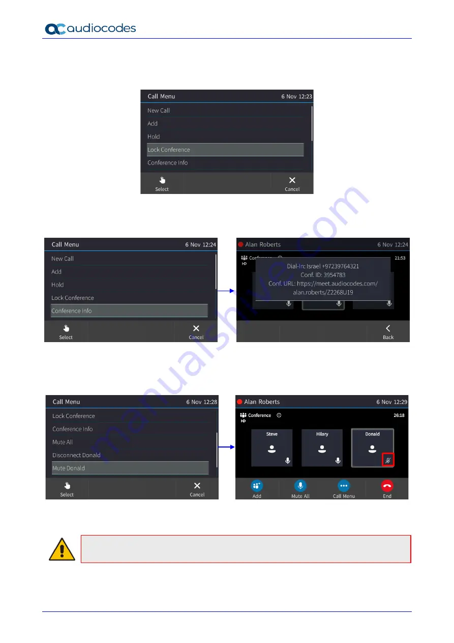 AudioCodes C450HD Скачать руководство пользователя страница 124