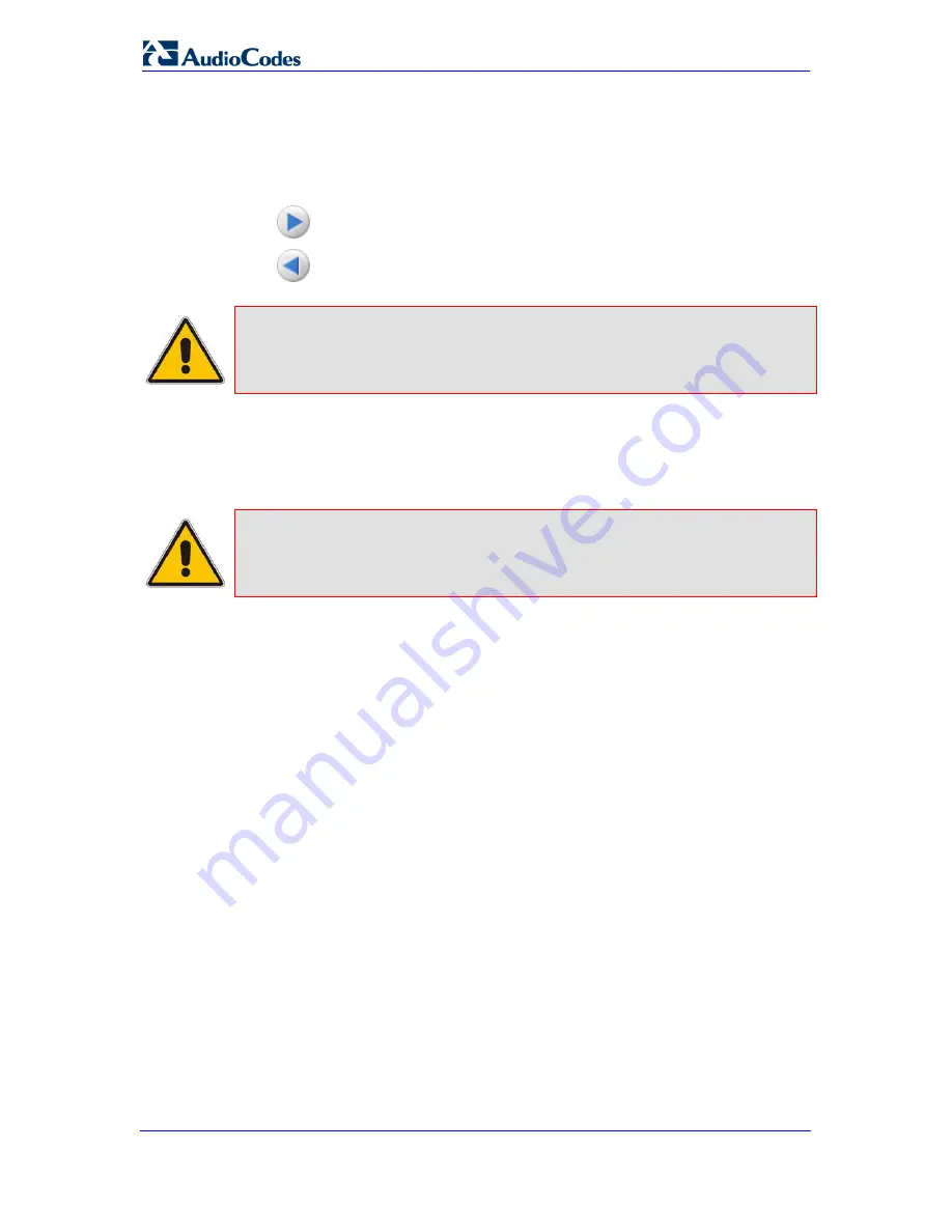 AudioCodes Media Pack MP-112 User Manual Download Page 44