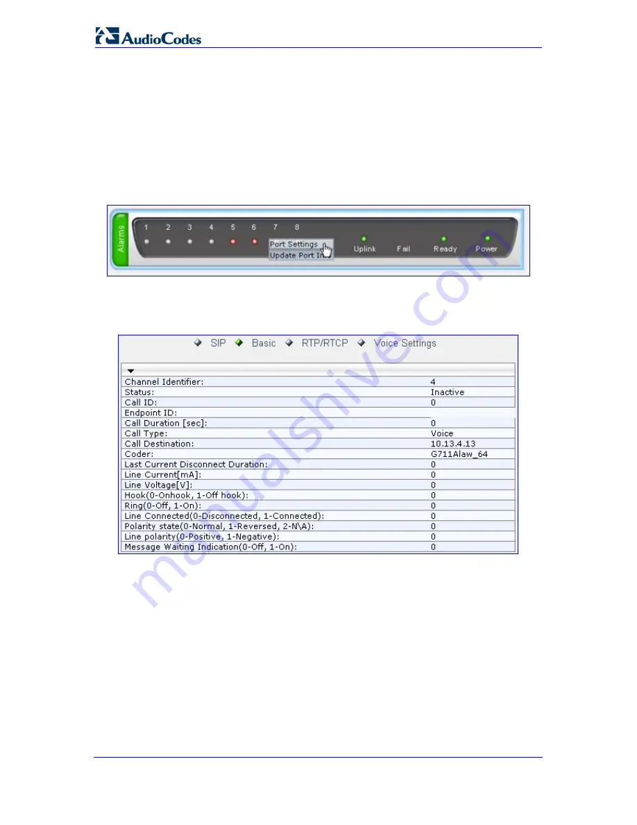 AudioCodes Media Pack MP-112 User Manual Download Page 56