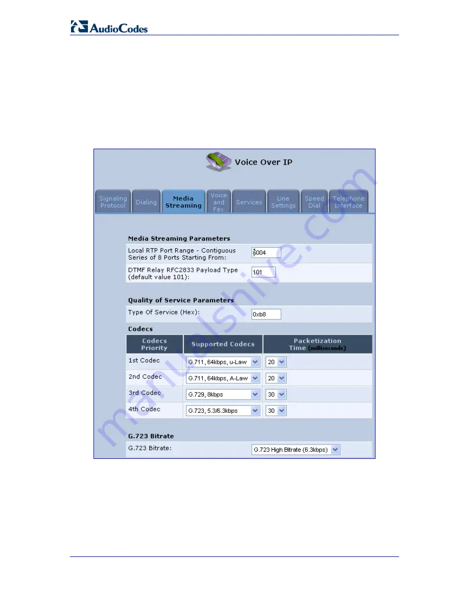 AudioCodes MediaPack MP-201B Скачать руководство пользователя страница 48