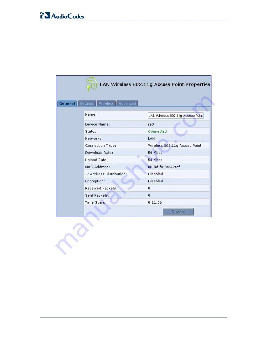 AudioCodes MediaPack MP-201B User Manual Download Page 88