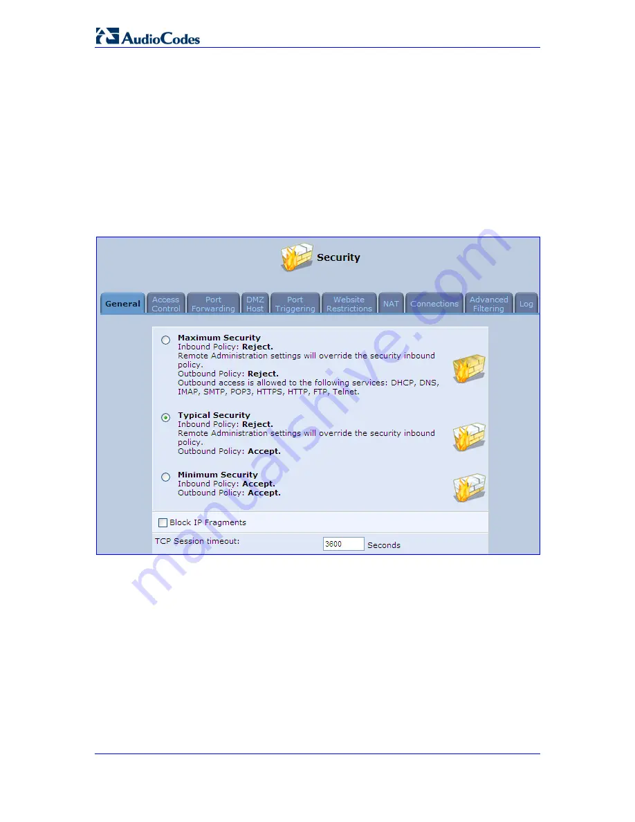 AudioCodes MediaPack MP-201B User Manual Download Page 178