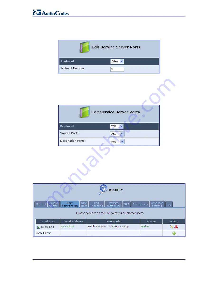 AudioCodes MediaPack MP-201B User Manual Download Page 184