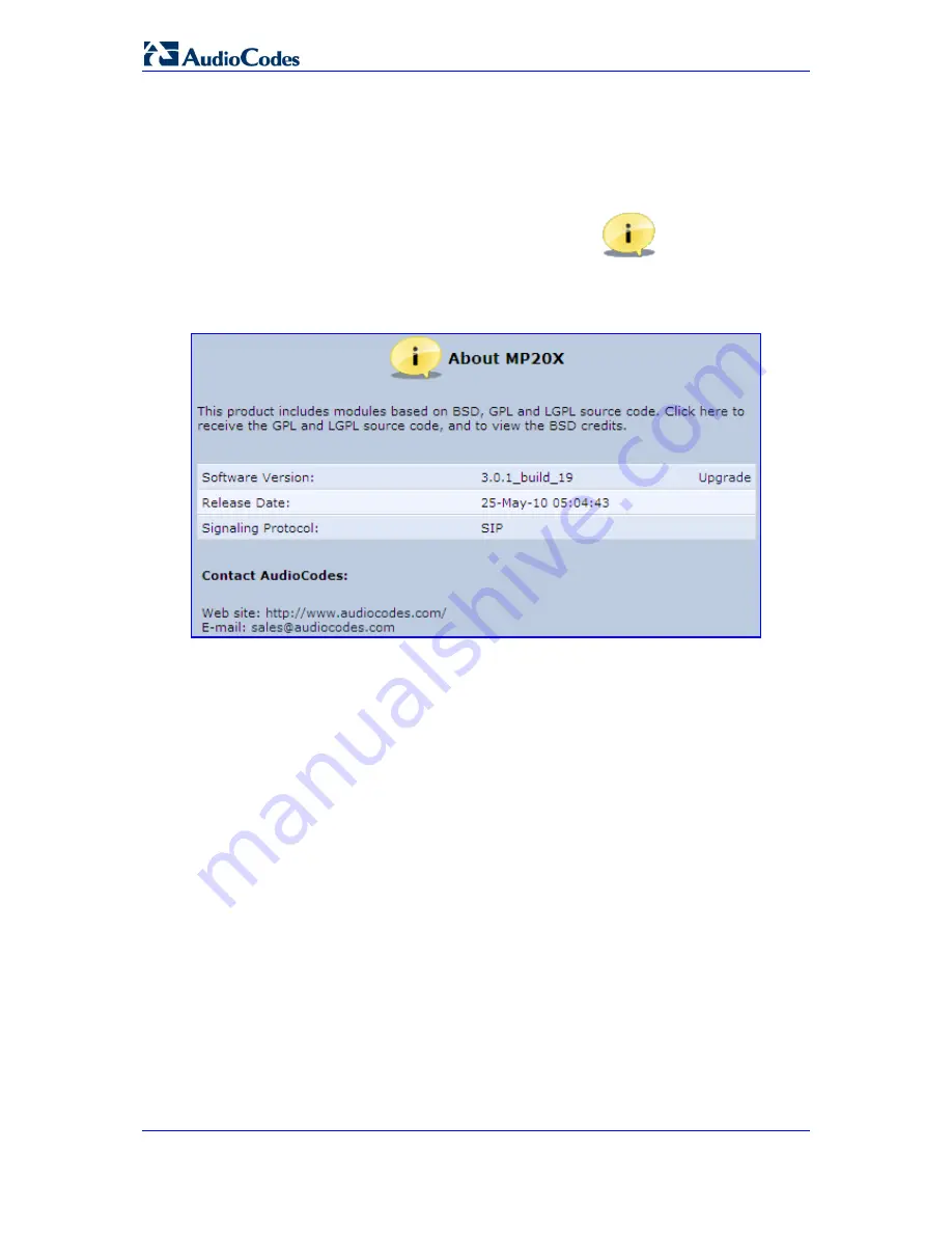 AudioCodes MediaPack MP-201B User Manual Download Page 210