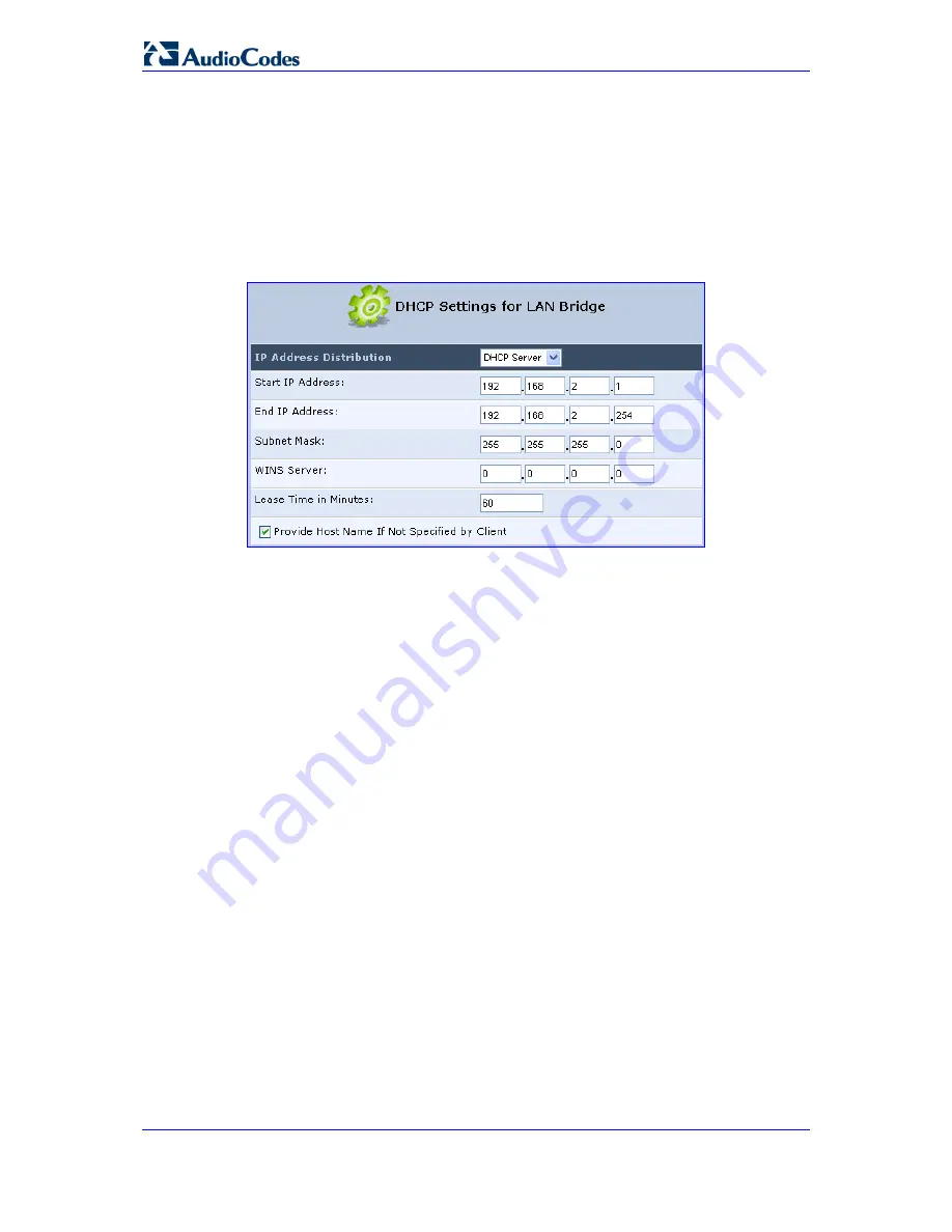 AudioCodes MediaPack MP-201B User Manual Download Page 232