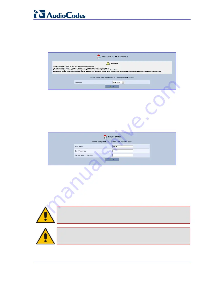 AudioCodes MediaPack MP-202 User Manual Download Page 24