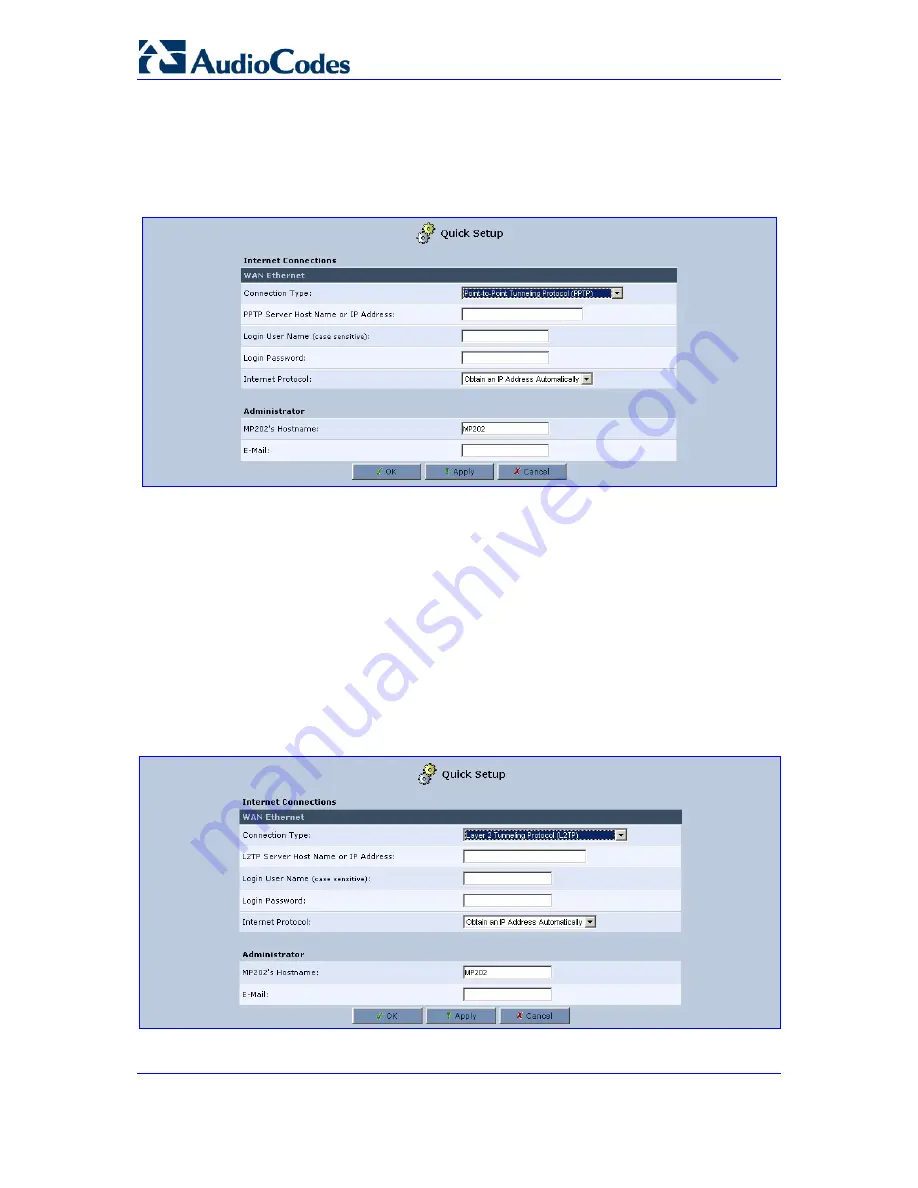 AudioCodes MediaPack MP-202 User Manual Download Page 28