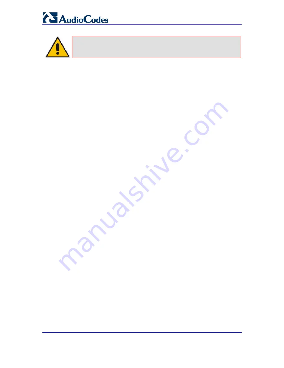 AudioCodes MediaPack MP-202 User Manual Download Page 58