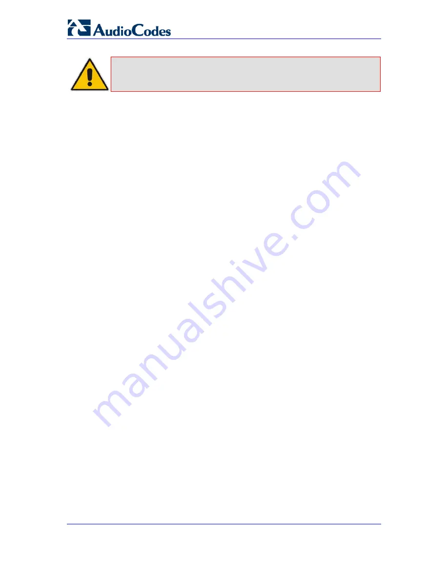 AudioCodes MediaPack MP-202 User Manual Download Page 160