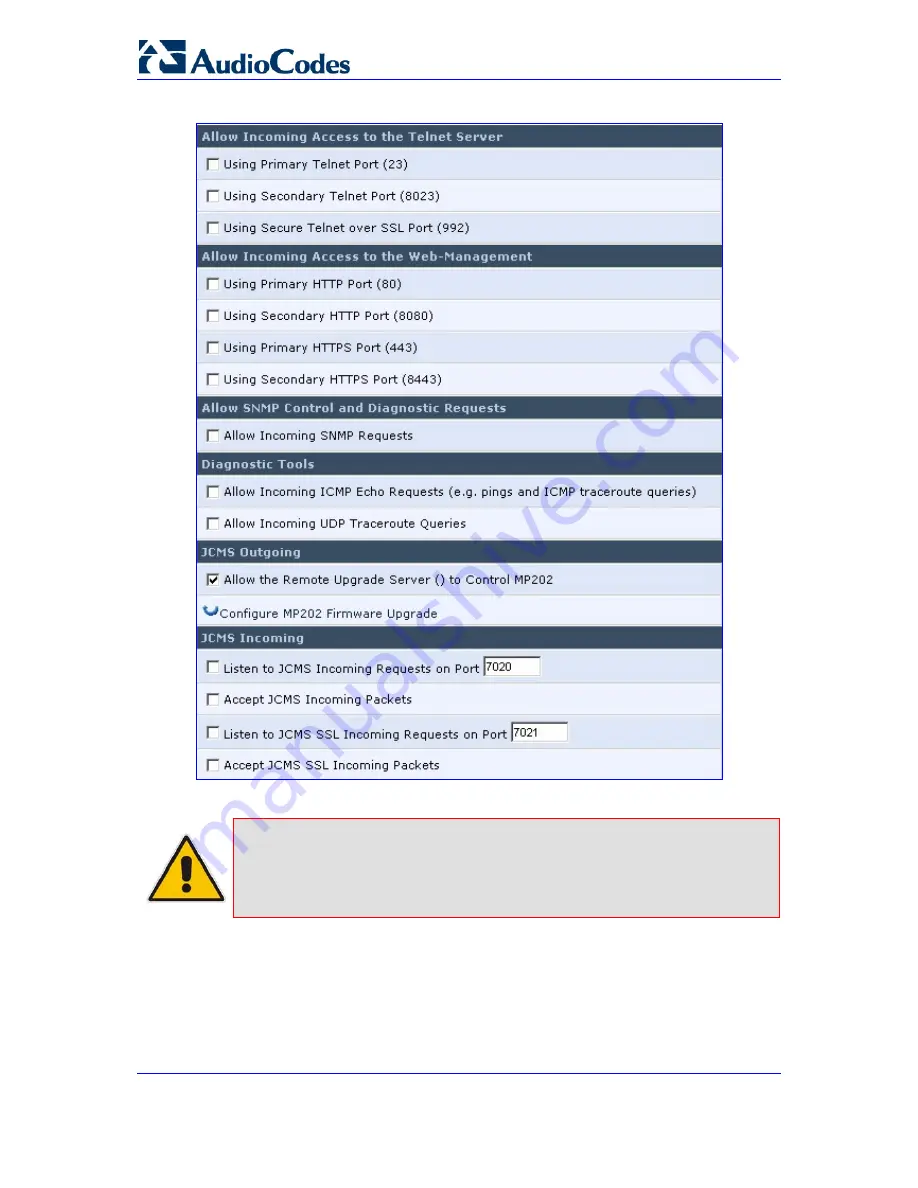 AudioCodes MediaPack MP-202 User Manual Download Page 172