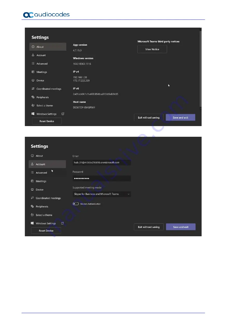 AudioCodes RXV100 Скачать руководство пользователя страница 24