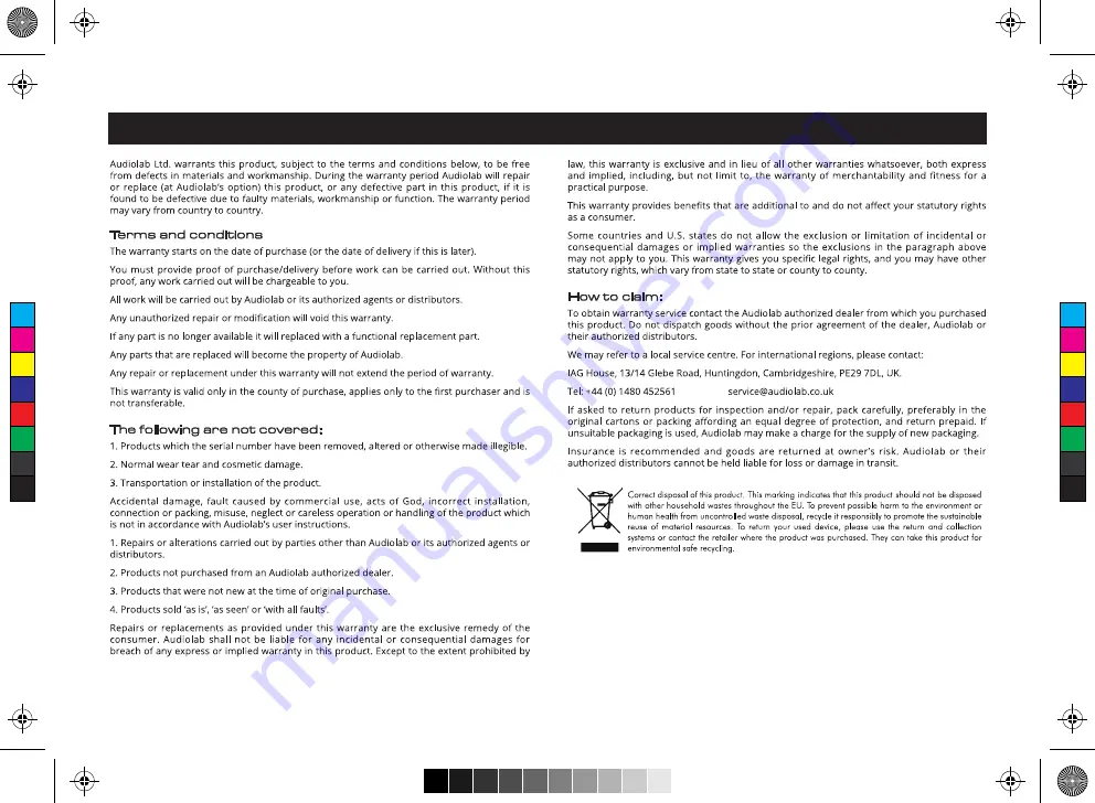 Audiolab DC BLOCK User Manual Download Page 4