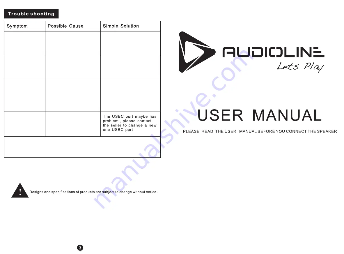 AUDIOLINE ALBABY8 User Manual Download Page 1