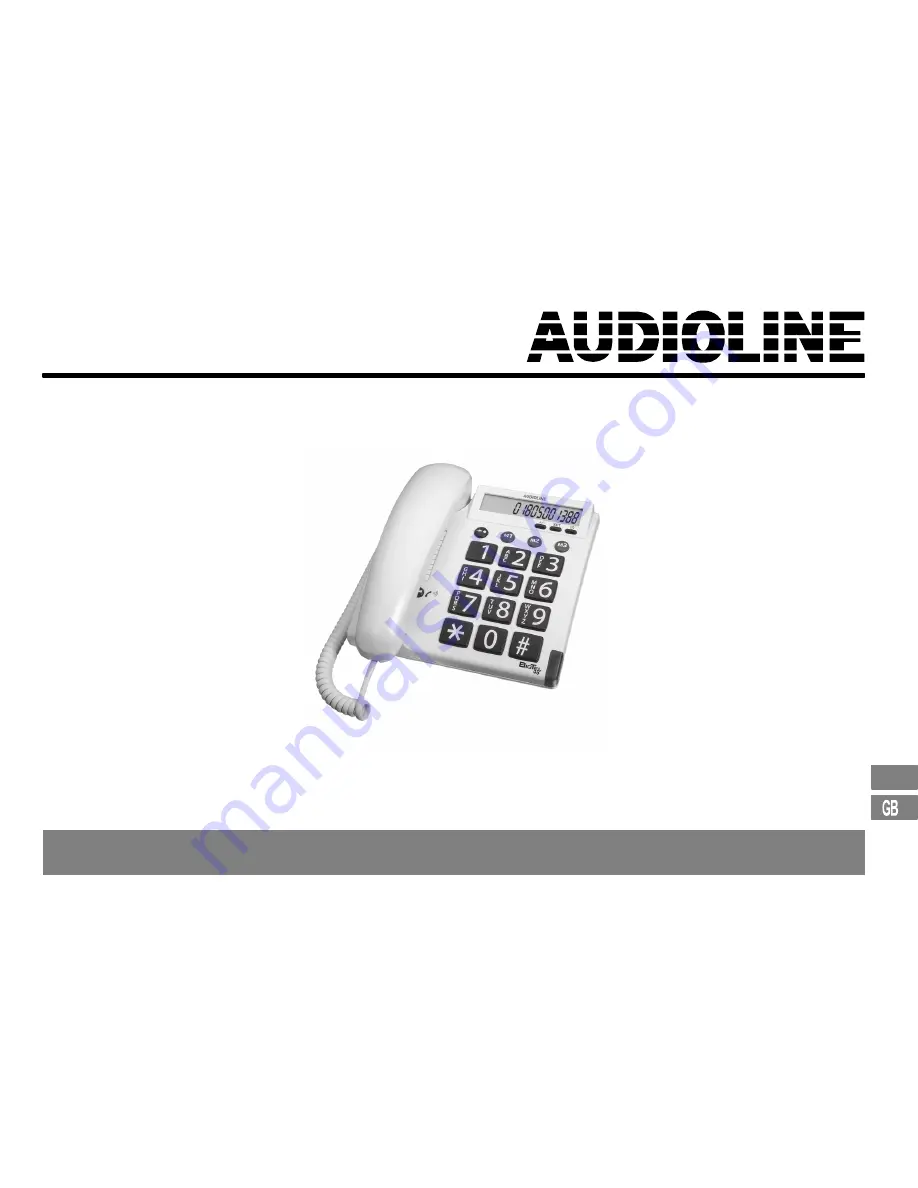 AUDIOLINE Bigtel 48 Operating Instructions Manual Download Page 1