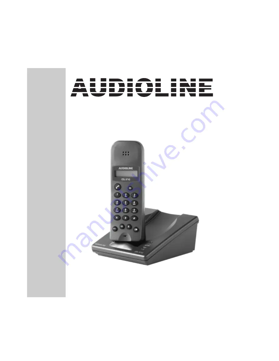 AUDIOLINE CDL 971G Operating Instructions Manual Download Page 1