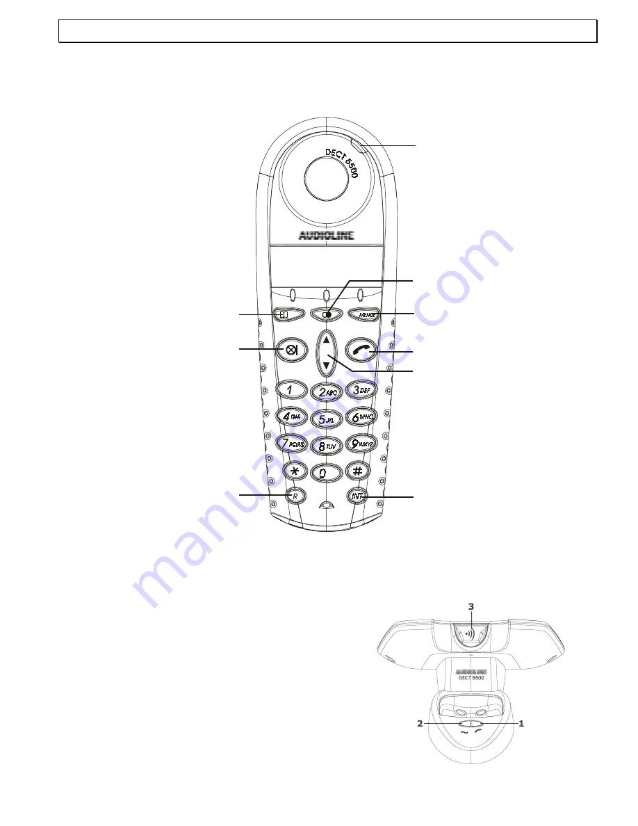 AUDIOLINE DECT5500 Operating Instructions Manual Download Page 7