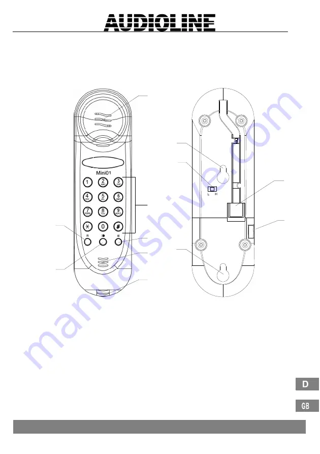 AUDIOLINE Mini 01 Operating Instructions Download Page 1