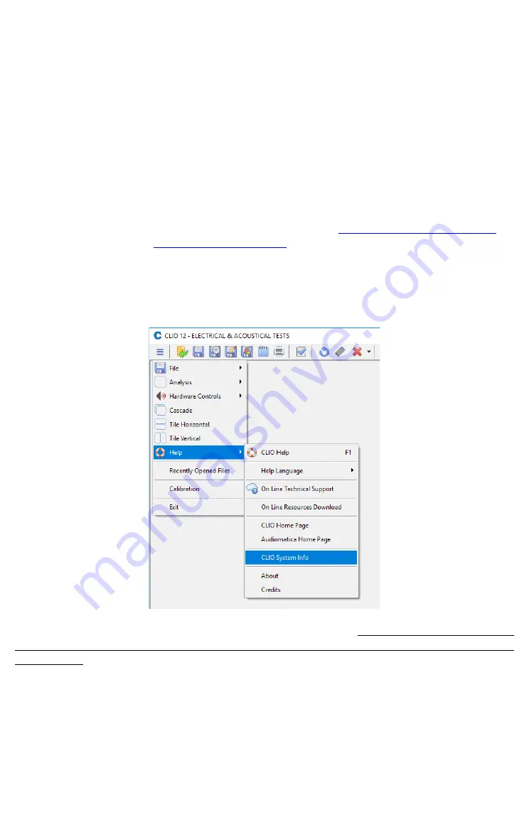 Audiomatica CLIO FW-02 Installation Manual Download Page 15