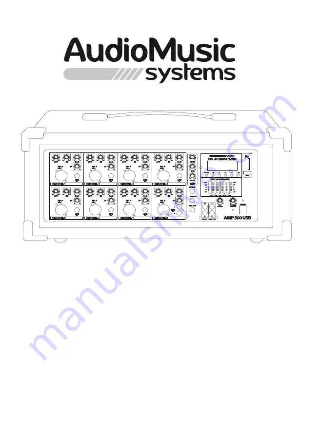 Audiomusic Systems AMP 500 USB User Manual Download Page 1