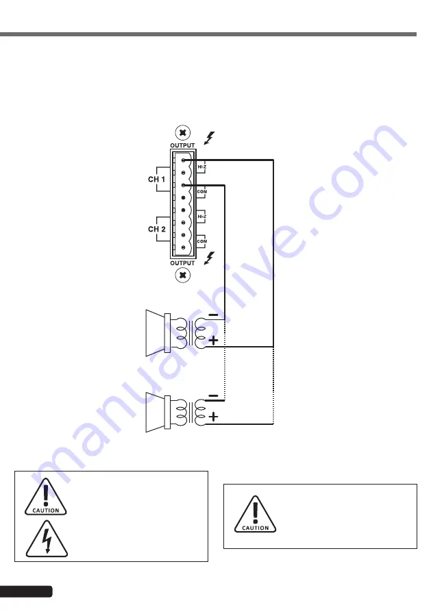 Audiophony PA AMP4120 Скачать руководство пользователя страница 8